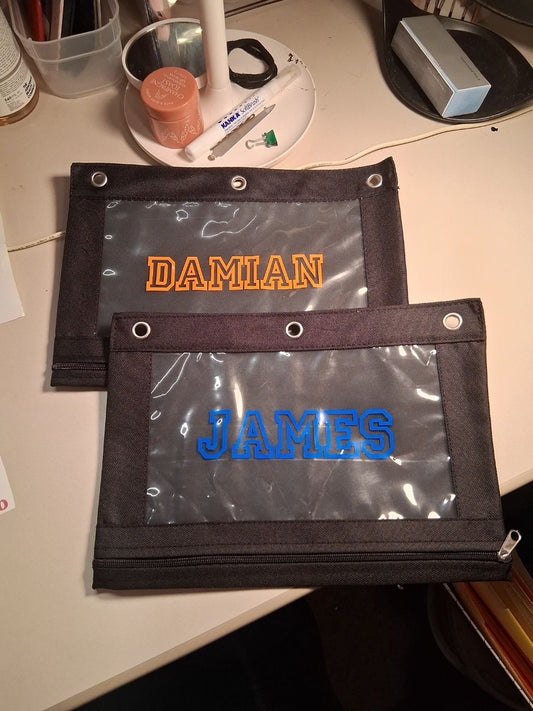 Custom pencil pouches without design