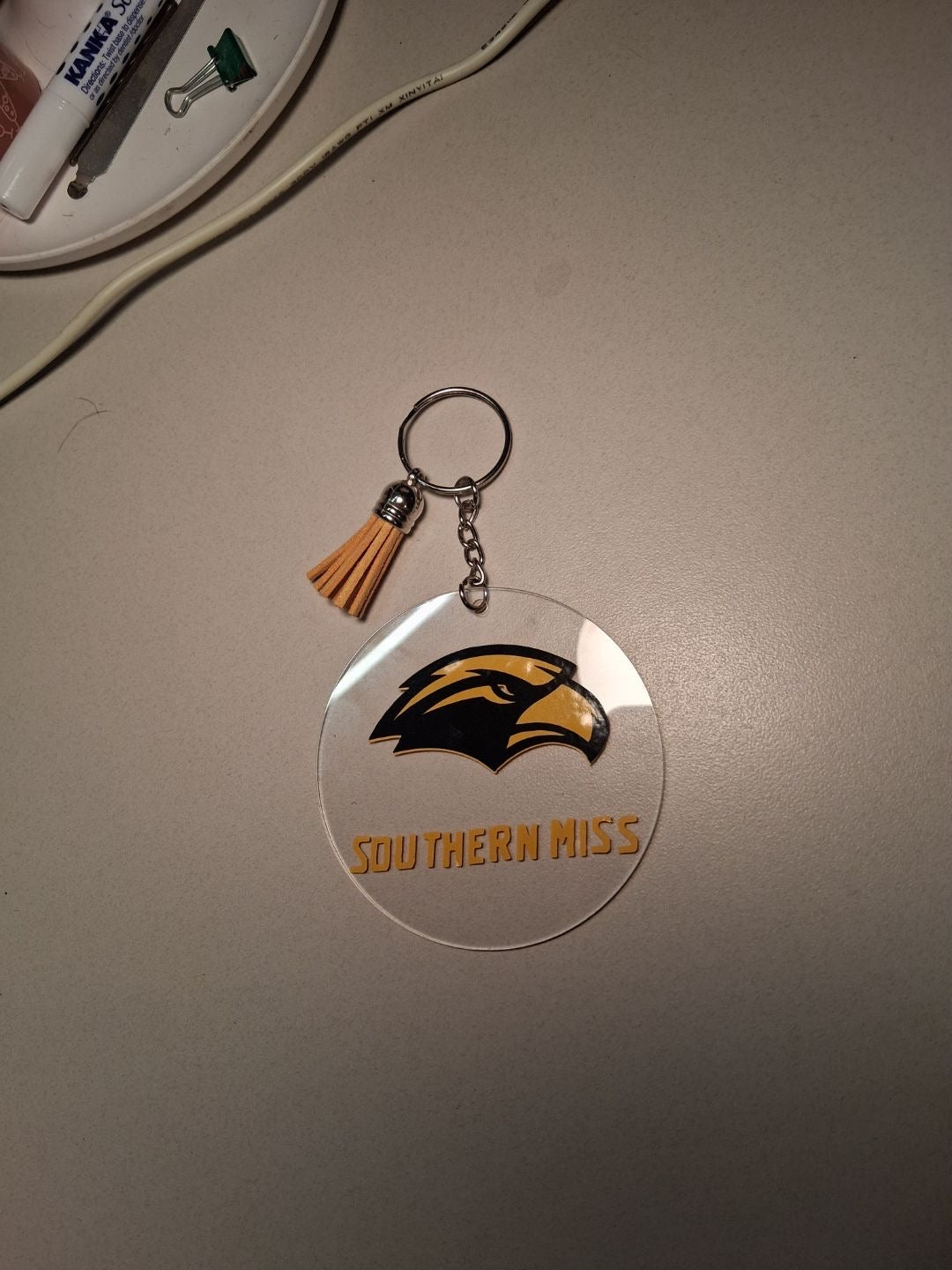 Southern Miss Keychain