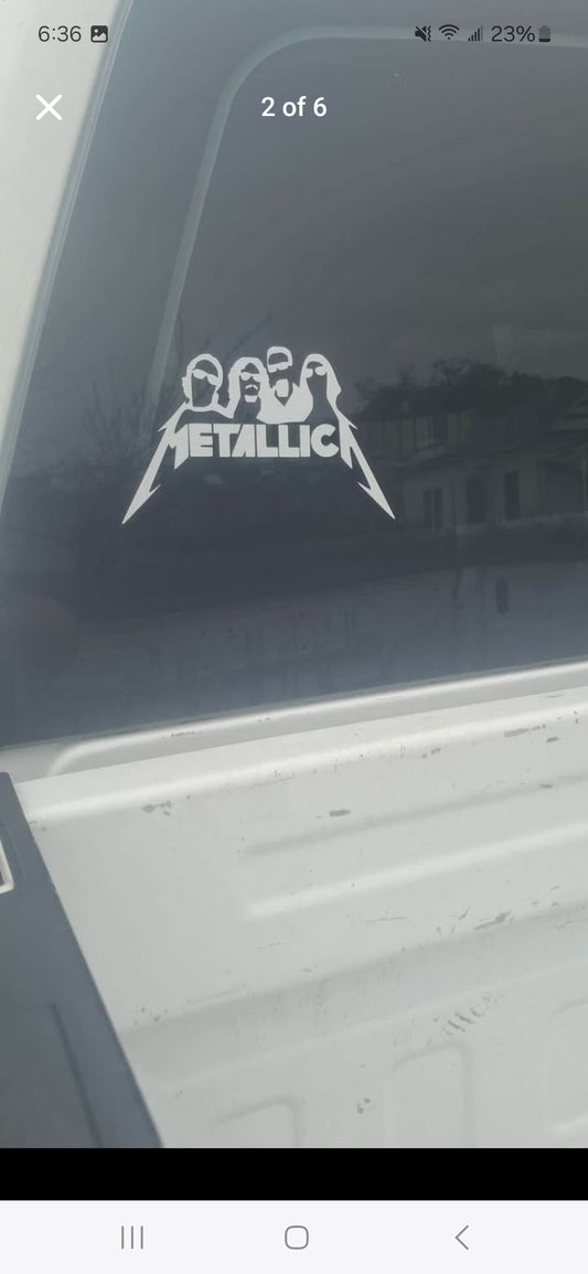 Band logo car decals