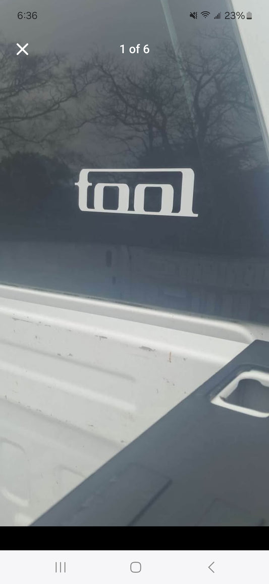 Band logo car decals